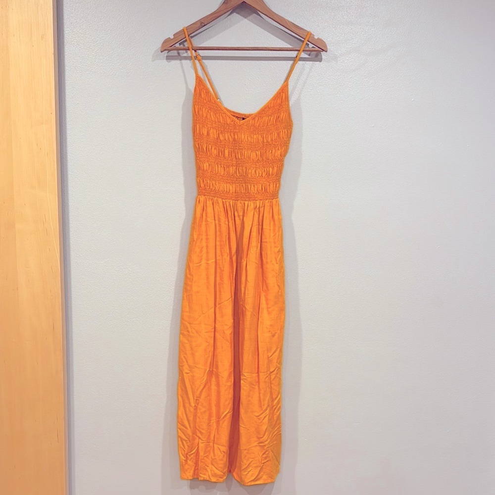 Wild Fable Vibrant Orange Dress
